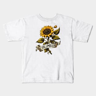 Columbus Sunflower Kids T-Shirt